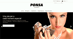 Desktop Screenshot of joyeriaponsa.com